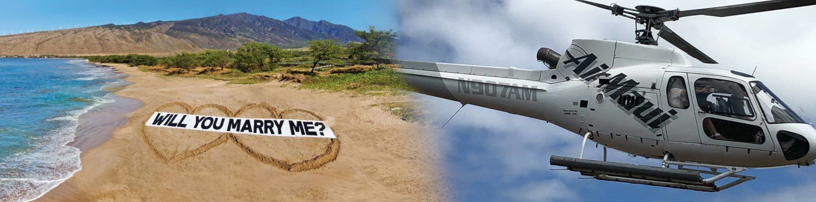 Air Maui - Marry Me Helicopter Tour 