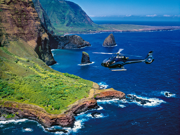 Blue Hawaiian Helicopters - Waterfalls of West Maui & Molokai 