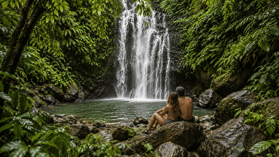 Maui waterfall hiking tour